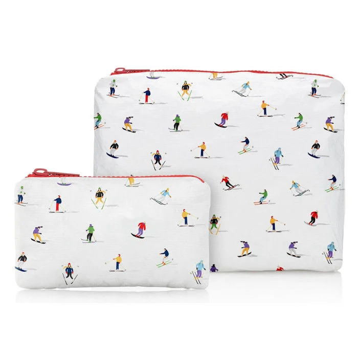 Dancing Skiers Zipper Pack