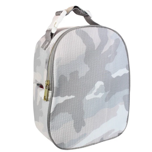 Snow Camo Seersucker Lunchbox