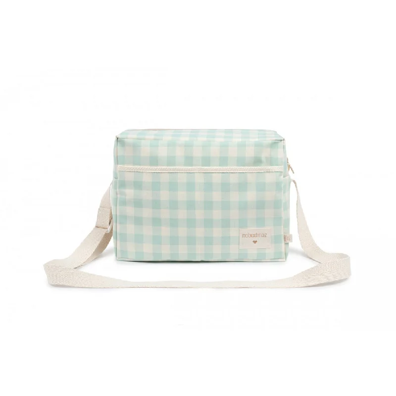 nobodinoz Sunshine XL Rectangular Cooler Bag Opaline Vichy