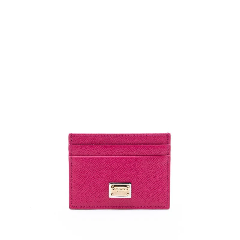 Dolce & Gabbana pink Leather Women's Wallet