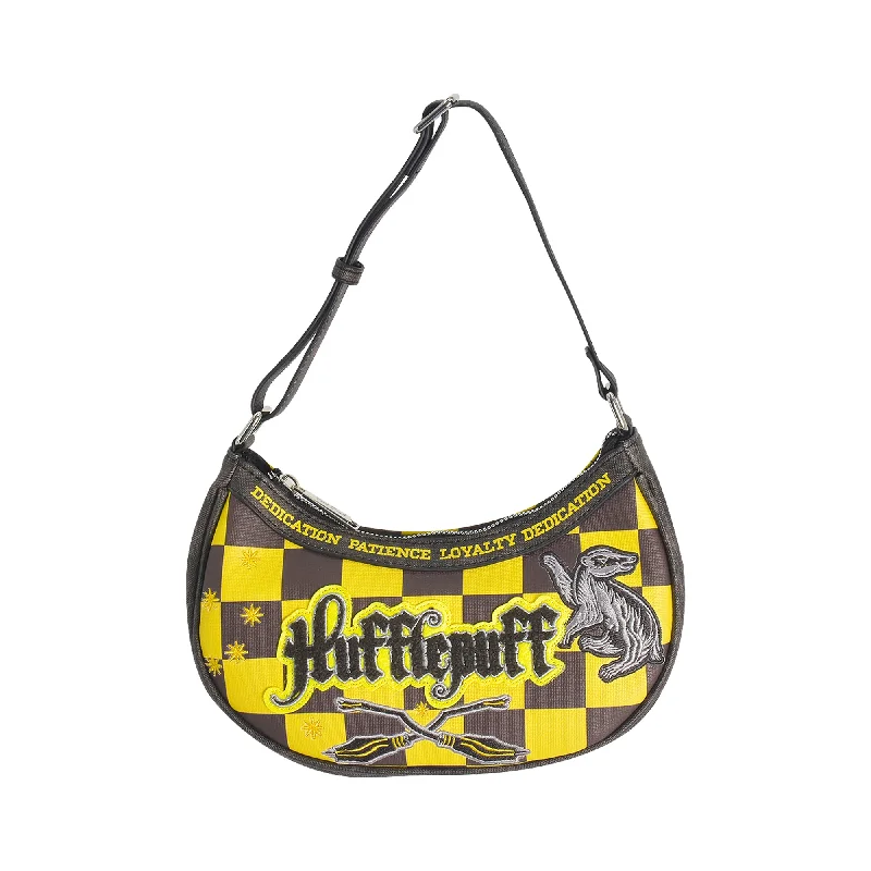 Fred Segal Harry Potter Checker Hufflepuff Shoulder Bag