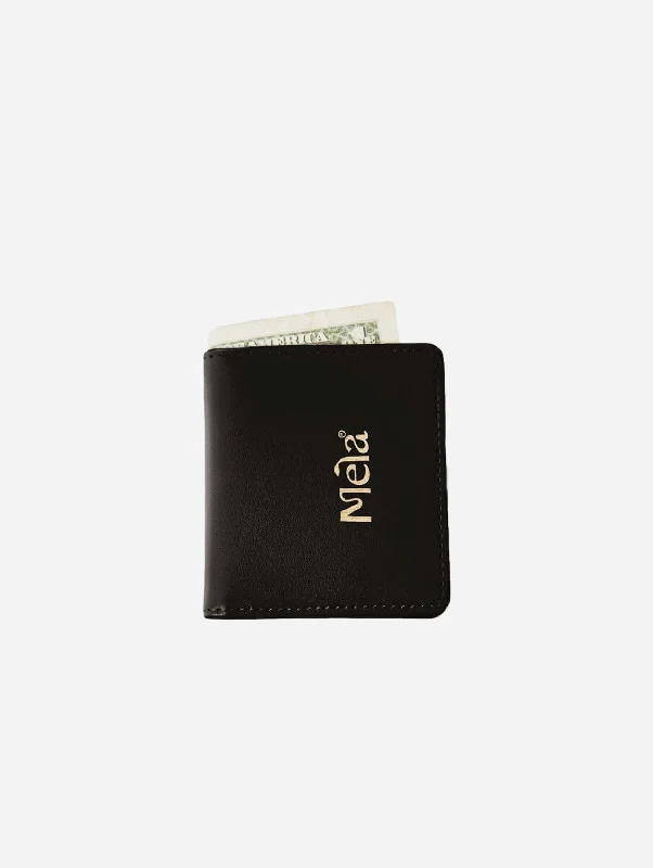 Luca Apple Leather Vegan Wallet | Black