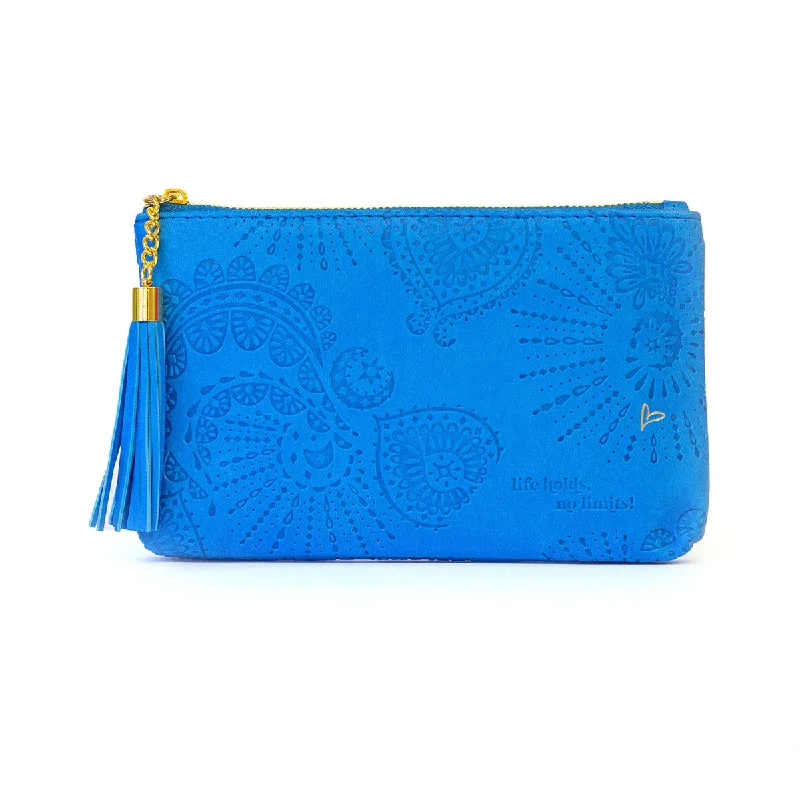 Life Holds No Limits Essentials Purse - Ocean Blue