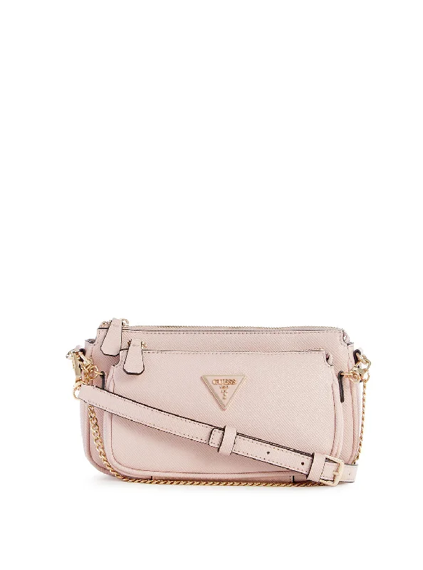 Pink Noelle Pouch Crossbody Bag