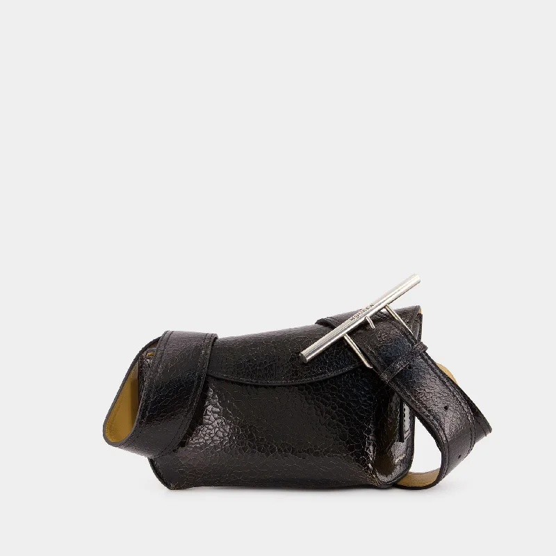 Sling Shoulder Bag - Alexander McQueen - Leather - Black