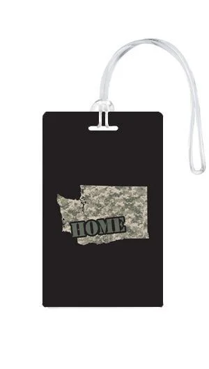 612 My Home State Washington Luggage Tag