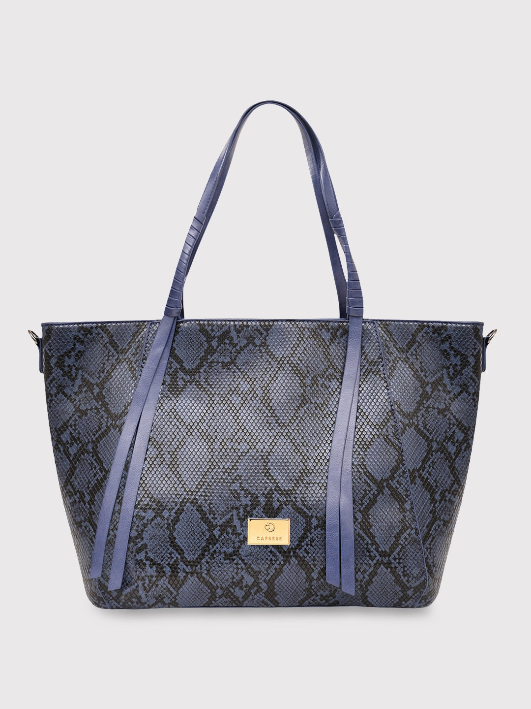 Caprese Saylor Laptop Tote Large Blue