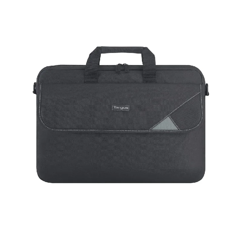 15.6" Intellect Topload Laptop Case - Black/Grey