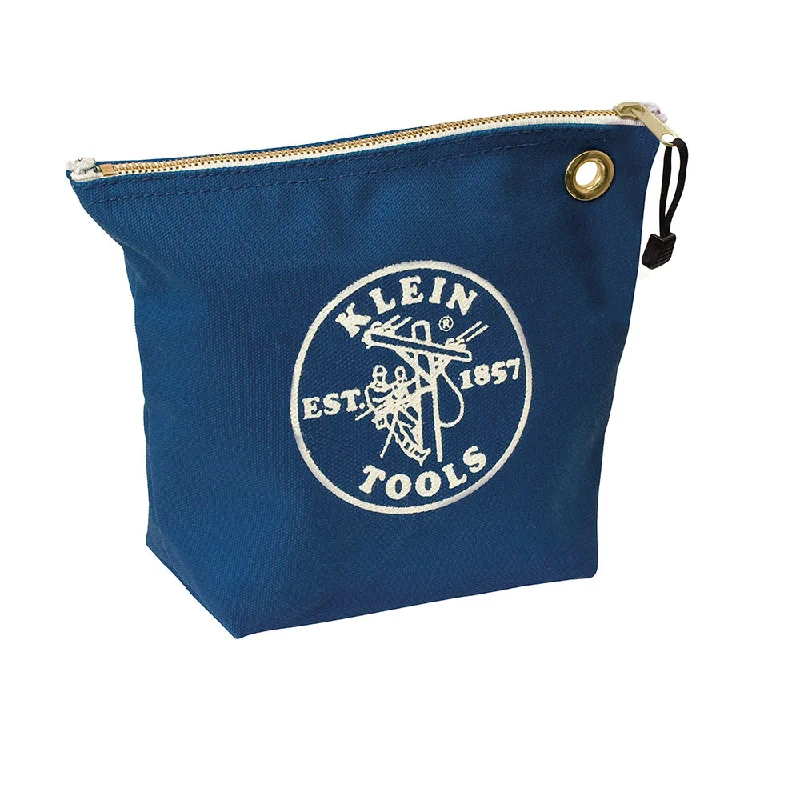 Klein 5539BLU Canvas Zipper Bag, Consumables, Blue