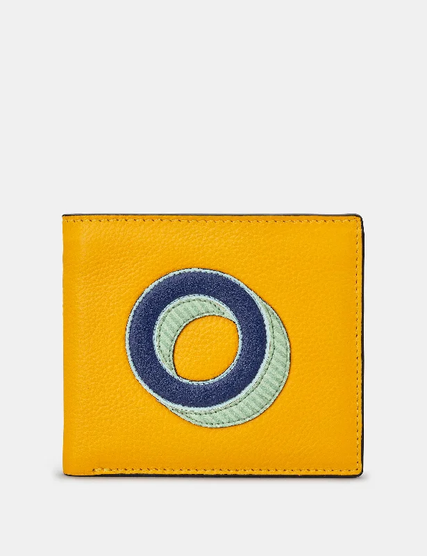 O Monogram Yellow Leather Wallet