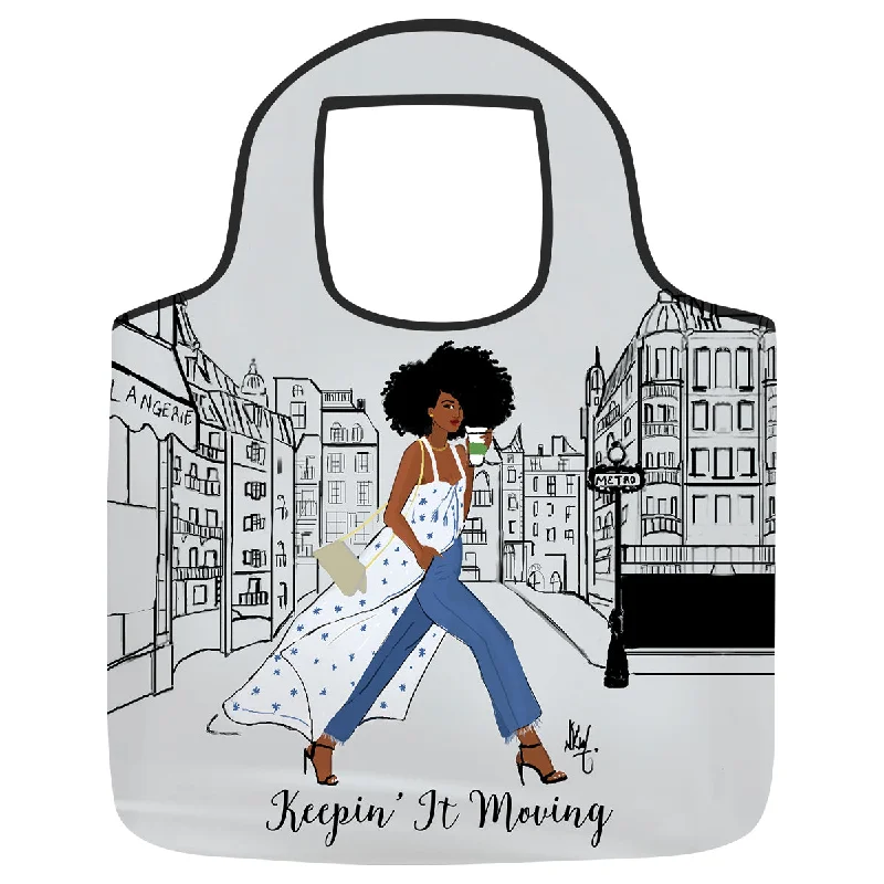 KEEPIN IT MOVING REUSABLE BAG