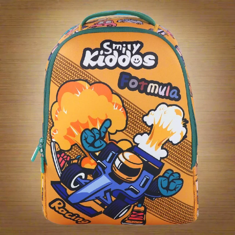 Smily Kiddos Junior Backpack Racing Theme