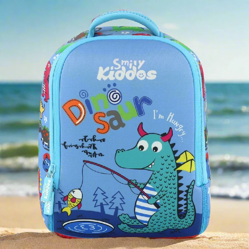 Smily Kiddos Preschool Backpack Dino Theme Blue