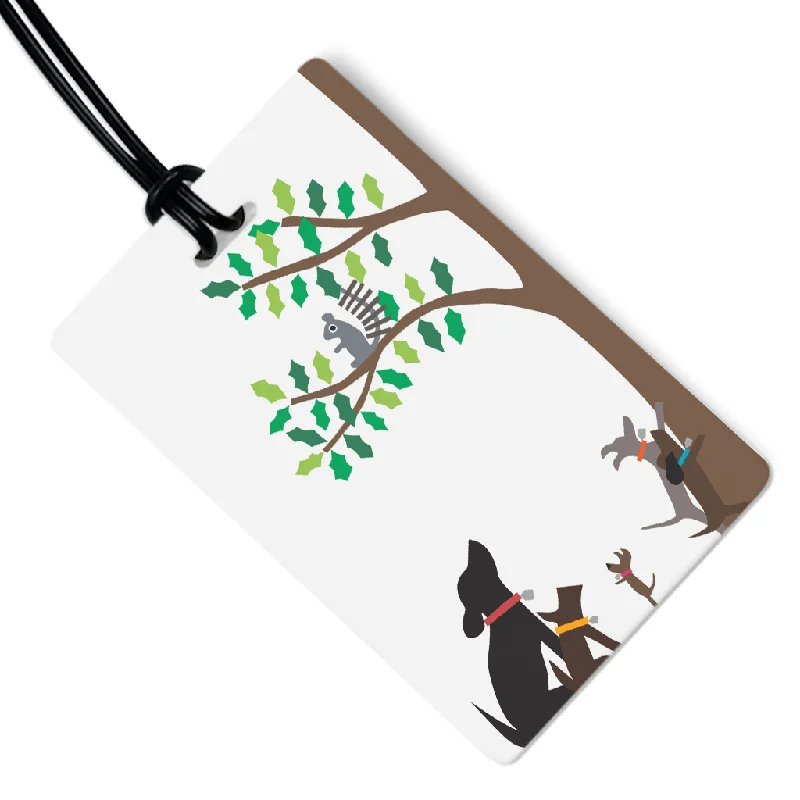 Squirrel Hunters Luggage Tag