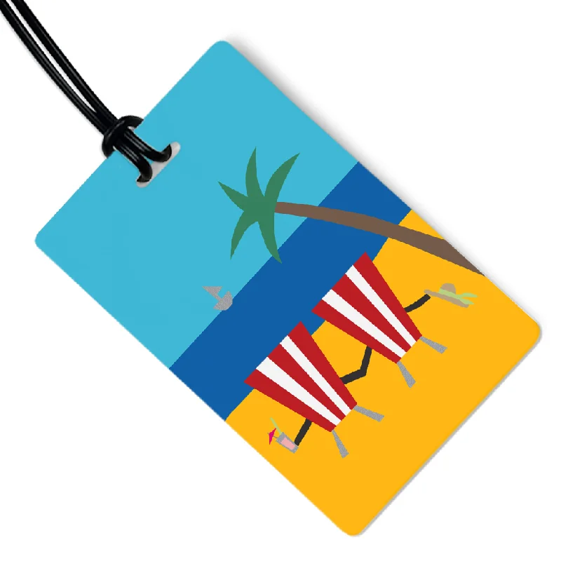 Tropical Getaway Luggage Tag